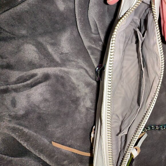 Rebecca Minkoff Women's Mini Mac Cross Body Bag - Bianco - Picture 12 of 13